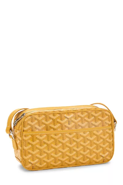 Yellow Goyardine Cap-Vert Crossbody Bag PM, , large