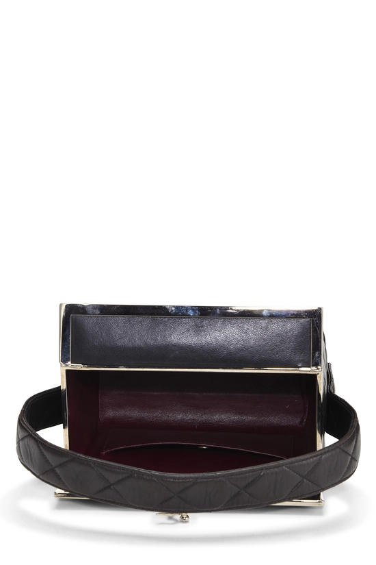 Black Quilted Lambskin Box Vanity, , large image number 5