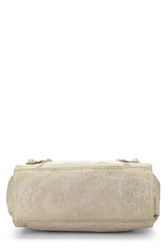 Grey Agneau Giant Brogues Folder Bag, , large image number 4