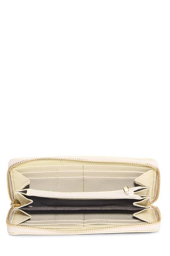 White Original GG Canvas Zip Around Wallet, , large image number 3