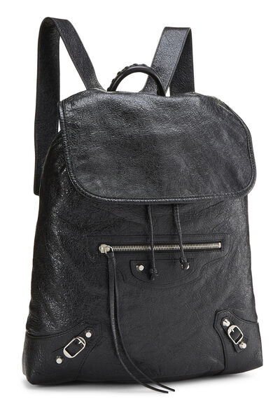 Black Agneau Classic Traveler Backpack , , large