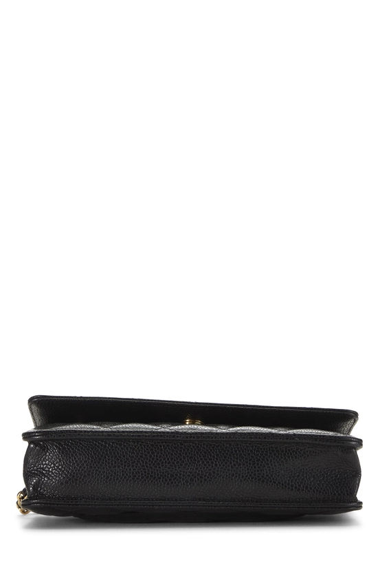 Black Caviar Classic Quilted Wallet On Chain (WOC), , large image number 4