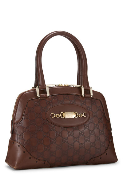 Brown Guccissima Handbag, , large