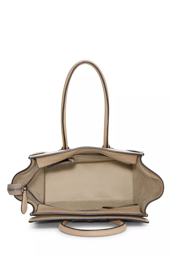 Beige Drummed Calfskin Luggage Micro, , large image number 5