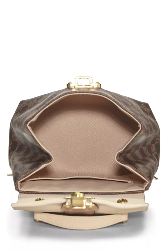 Cream Damier Ebene Clapton Backpack, , large image number 5