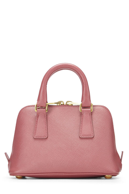 Pink Saffiano Leather Promenade Mini, , large image number 4