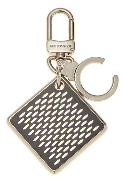 Silver Logo Bag Charm, , large