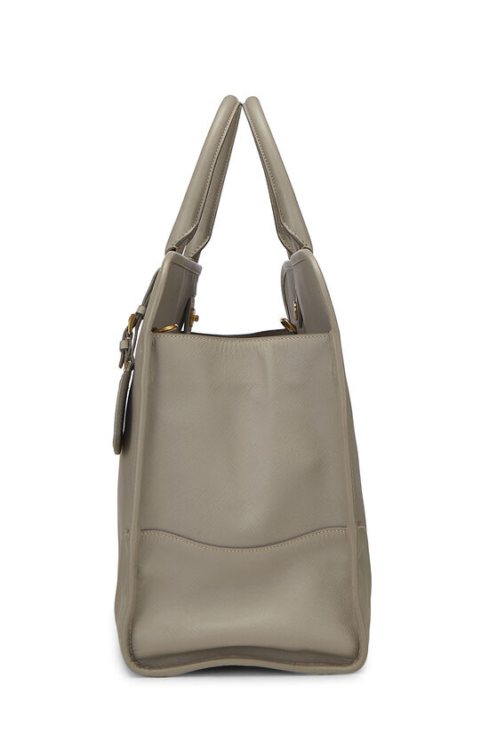 Grey Saffiano Shopping Handbag , , large image number 3