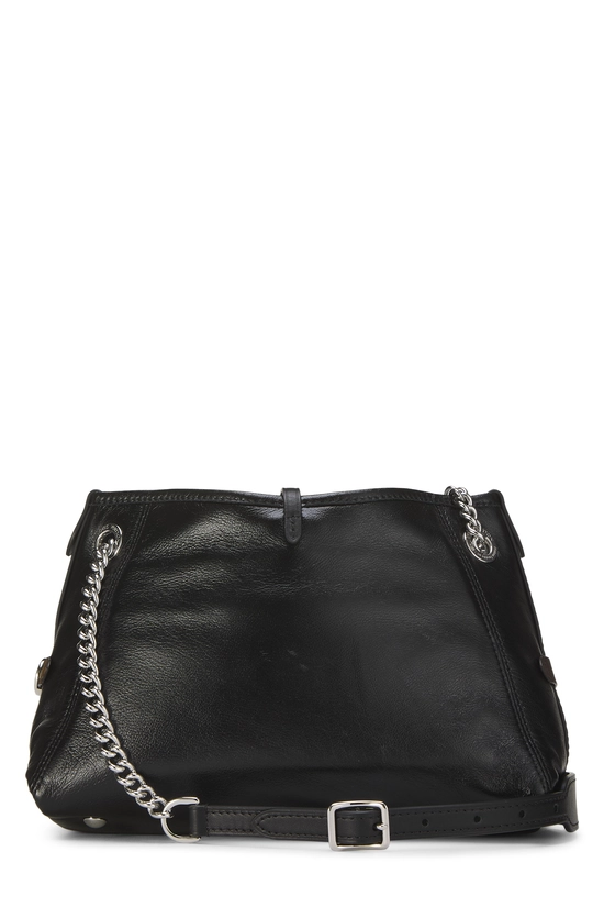 Pre-Owned Black Lambskin Carry All Vibe BB QJB8MX1IK2000