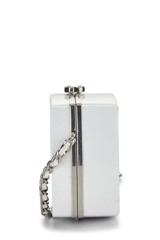 White Patent Leather Minaudiere, , large image number 2