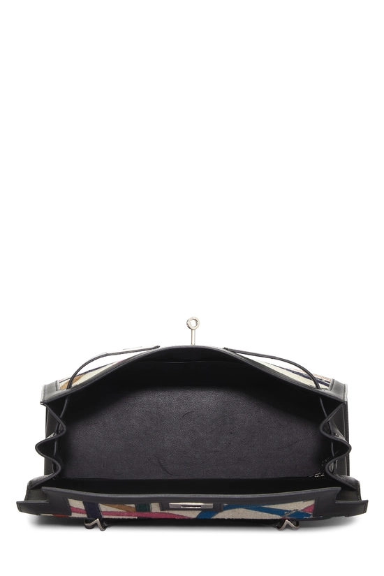 Black Toile De Campe Cavalcadour Kelly Sellier 32, , large image number 5