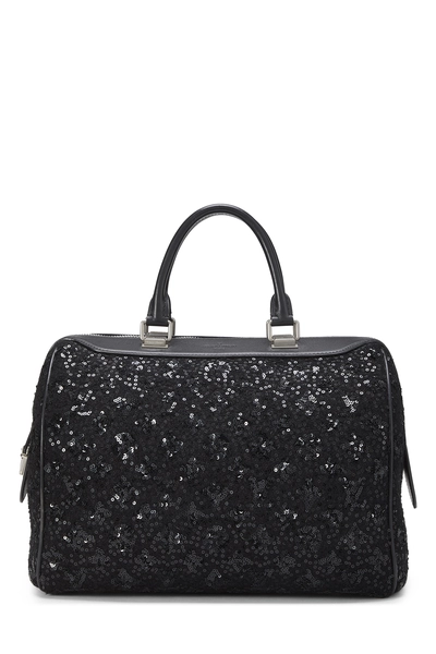 Black Monogram Sequin Sunshine Express Speedy 30