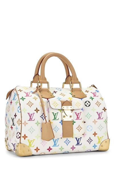 Takashi Murakami x Louis Vuitton White Monogram Multicolore Speedy 30, , large