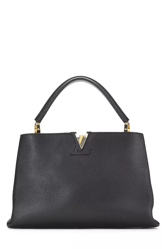 Black Taurillon Capucines MM, , large image number 0