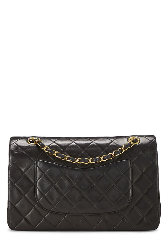 Black Quilted Lambskin Classic Double Flap Medium, , large image number 3