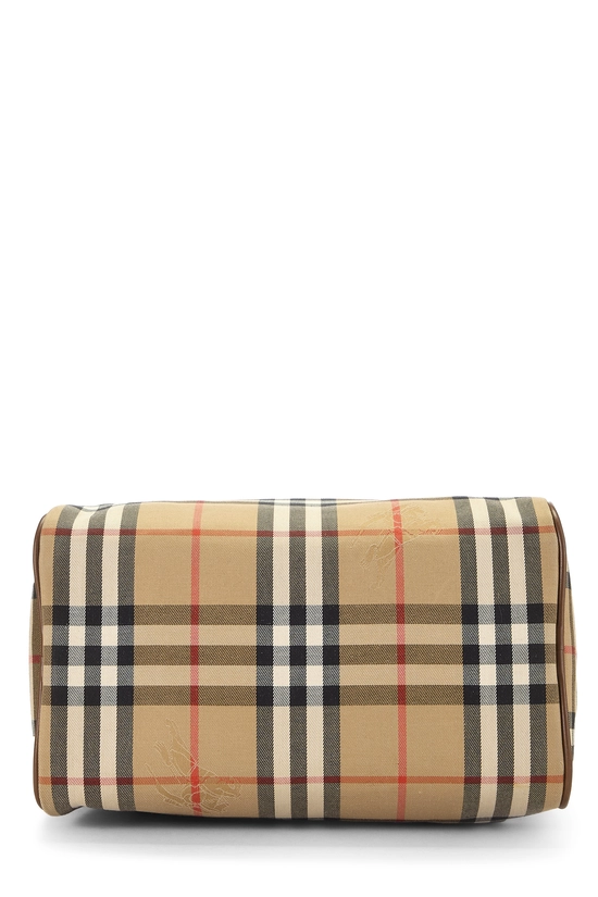 Brown Haymarket Check Canvas Boston Small, , large image number 4