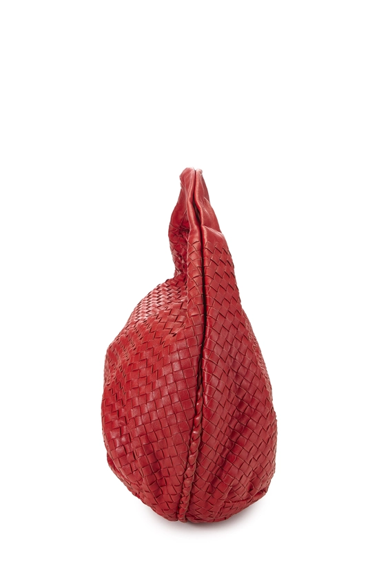 Red Intrecciato Belly Hobo Large, , large image number 2