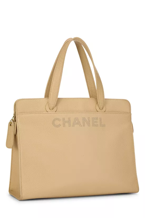 Beige Caviar Tote Small, , large image number 1