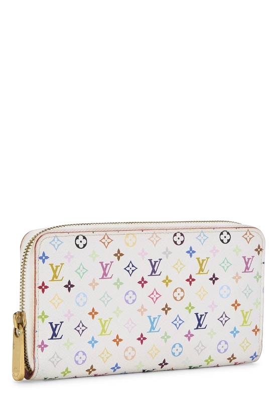 Takashi Murakami x Louis Vuitton White Monogram Multicolore Zippy Continental, , large image number 1