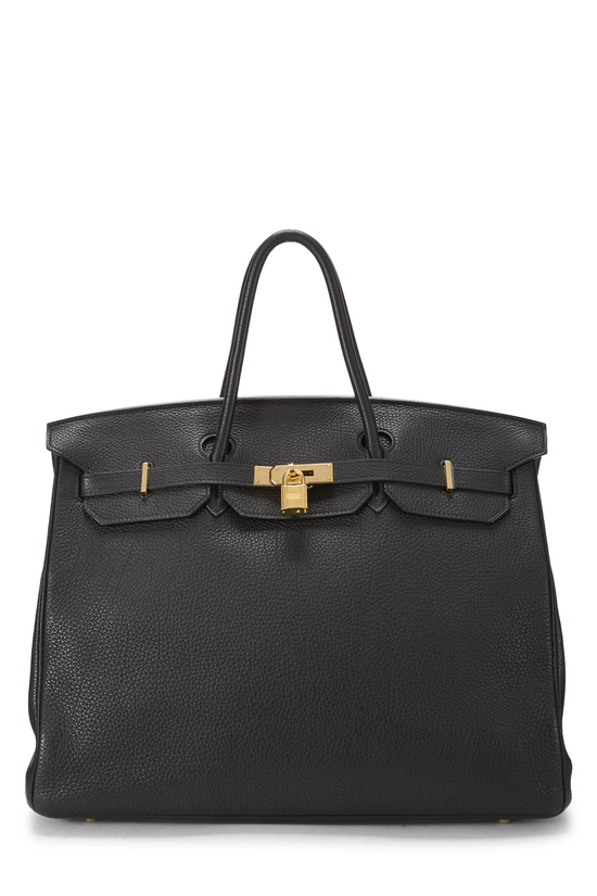 Black Togo Birkin 40, , large image number 0