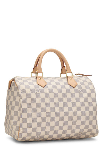 Damier Azur Speedy 30, , large