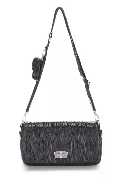 Black Nappa Crossbody