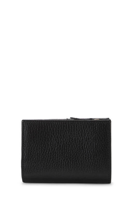 Black Leather GG Marmont Card Case, , large image number 2