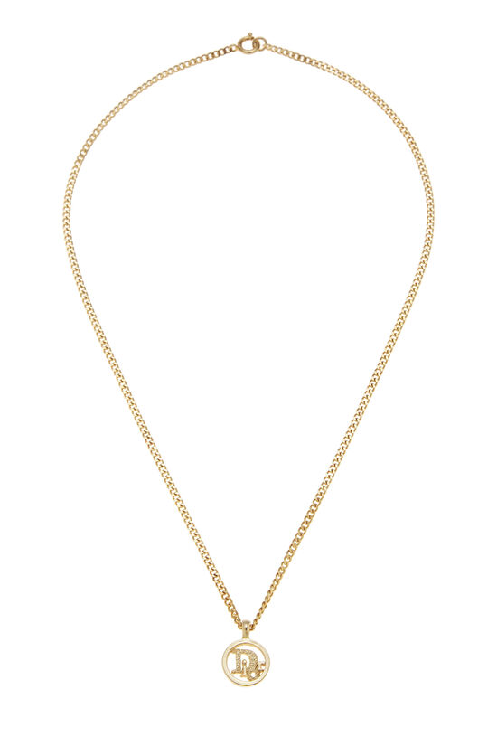 Gold Dior Charm Necklace, , large image number 0