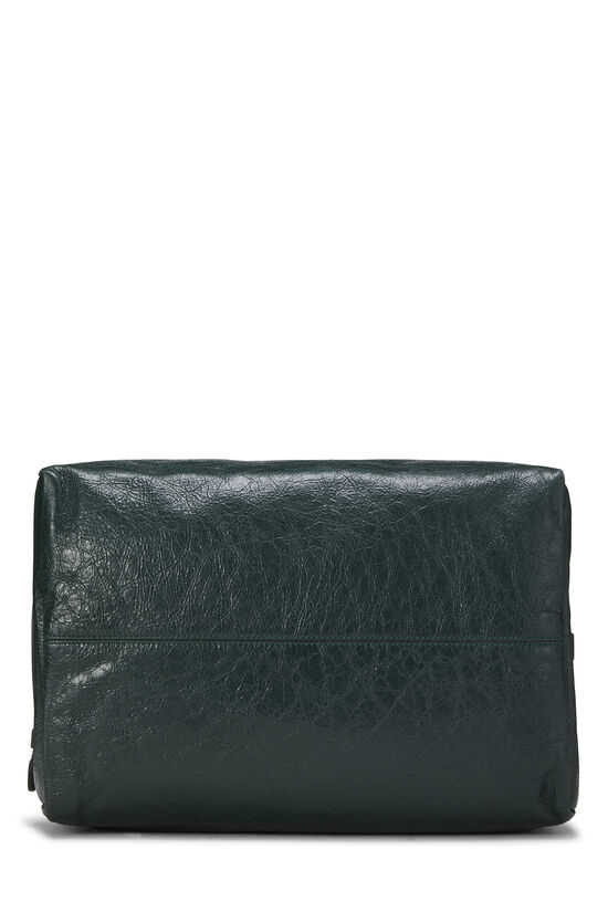 Green Leather Soft Backpack, , large image number 6