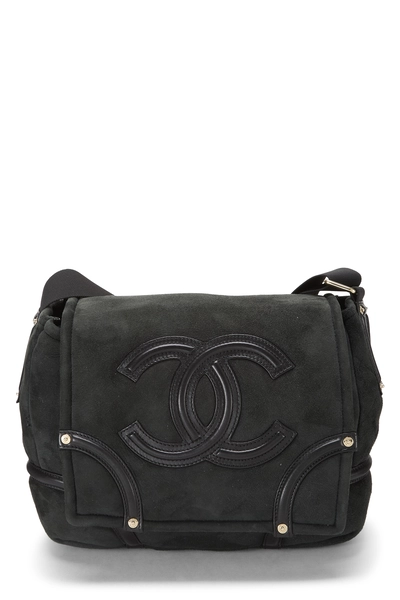 Chanel Green Mouton 'CC' Messenger