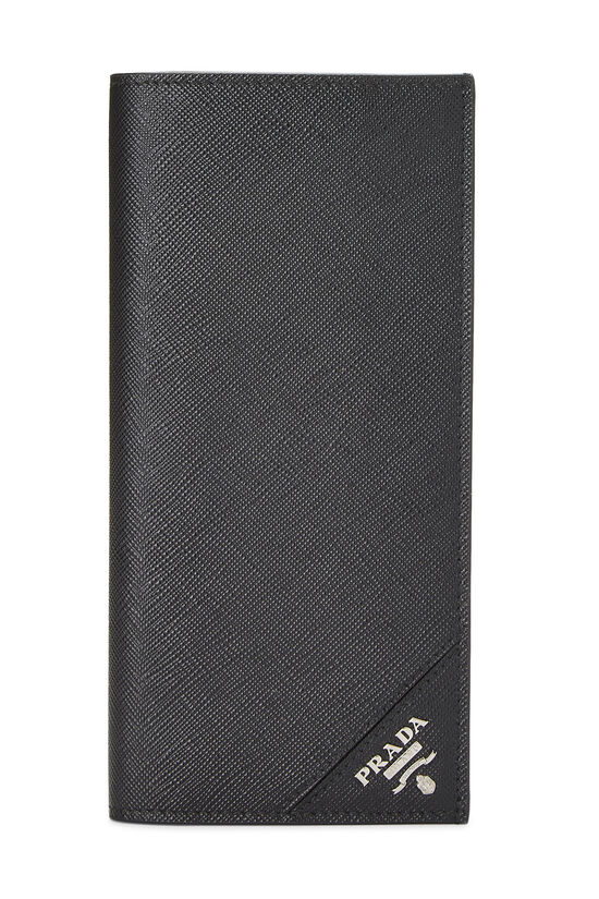 Black Saffiano Long Wallet, , large image number 0
