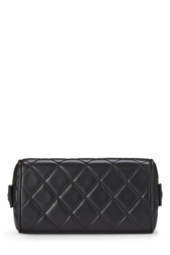 Black Quilted Lambskin Box Vanity Small, , large image number 4