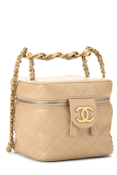 Beige Lambskin Vanity, , large