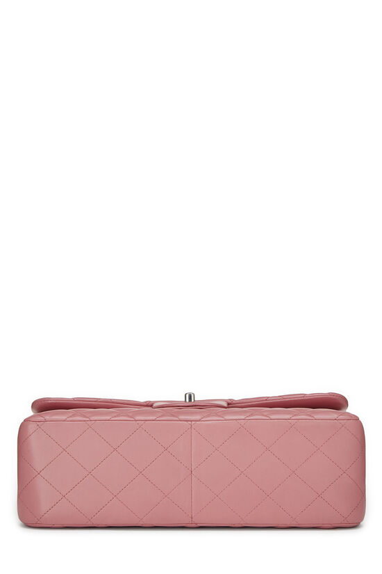 Pink Quilted Lambskin New Classic Double Flap Jumbo, , large image number 5