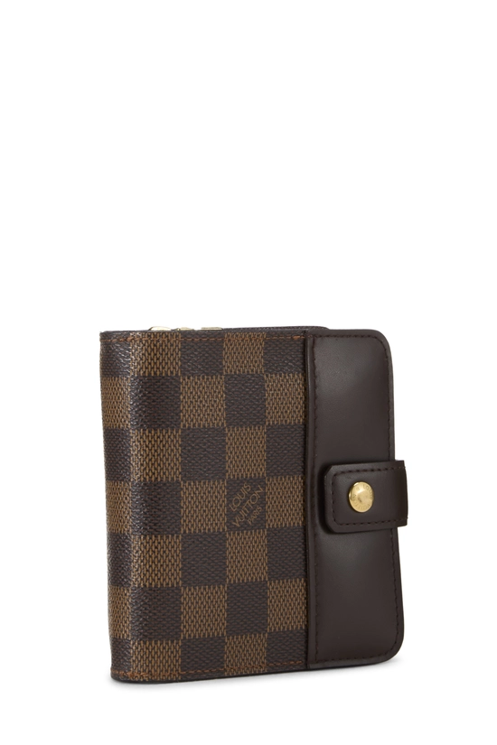 Damier Ebene Compact Snap Wallet, , large image number 1
