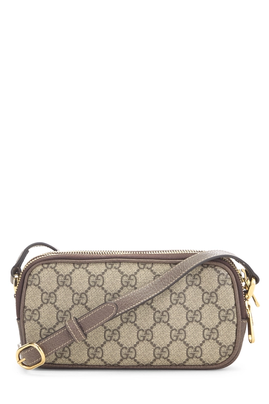 Brown GG Supreme Canvas Web Ophidia Crossbody Mini, , large image number 3