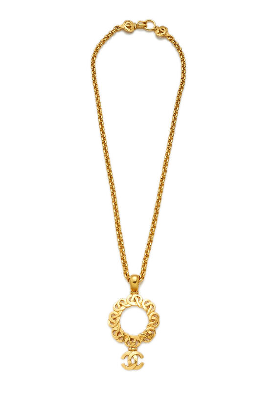 Gold Monocle Necklace, , large image number 0