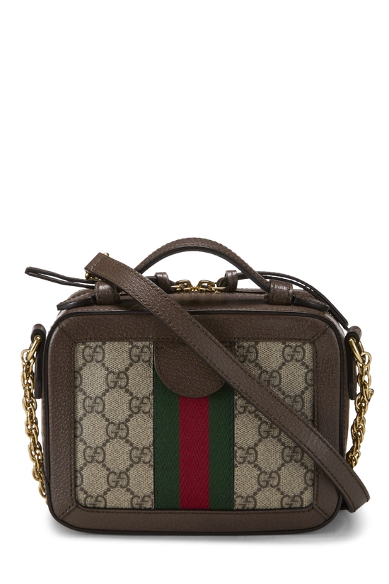 Original GG Supreme Canvas Ophidia Top Handle Shoulder Bag Mini, , large image number 3