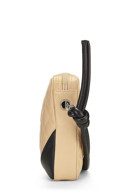 Beige Quilted Cambon Shoulder Bag Mini, , large image number 3
