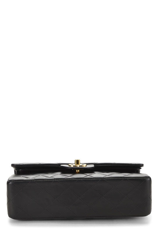 Black Quilted Lambskin Classic Double Flap Small, , large image number 4