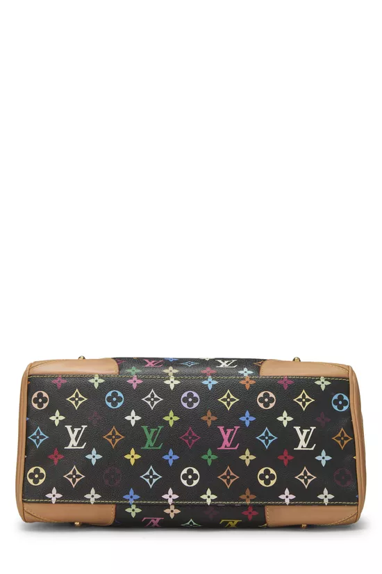 Takashi Murakami x Louis Vuitton Black Monogram Multicolore Claudia, , large image number 4