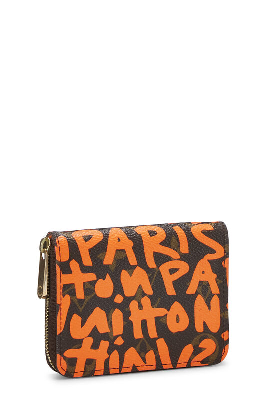 Louis Vuitton, Bags, Louis Vuitton Stephen Spouse Orangegraffiti Zippy  Wallet
