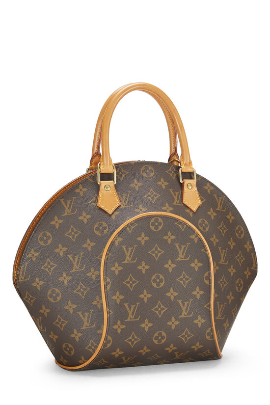 Auth Louis Vuitton Vintage Monogram Ellipse MM Hand Bag 1L010020n"