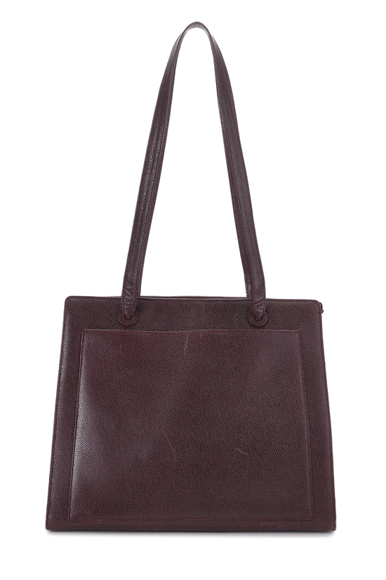 Burgundy Caviar Tote, , large image number 3