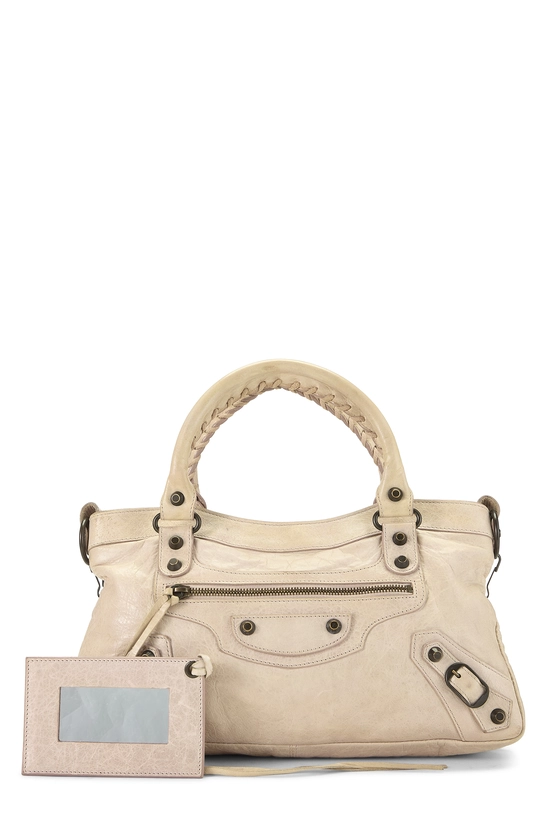 Pink Agneau Classic First Handbag, , large image number 0