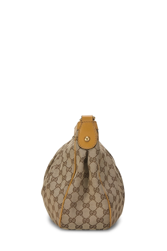 Yellow Original GG Canvas Sukey Messenger, , large image number 2