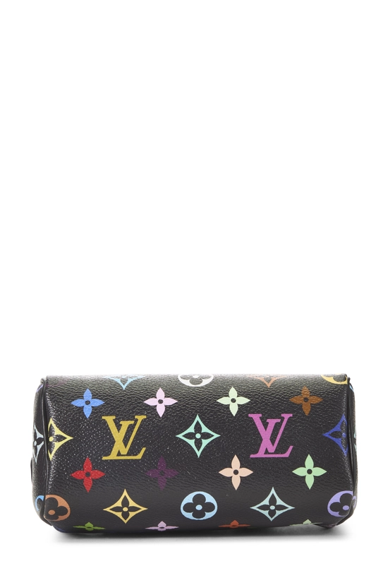 Takashi Murakami x Louis Vuitton Black Monogram Multicolore Speedy Bandouliere Nano, , large image number 4