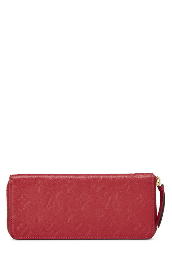 Louis Vuitton Cherry Monogram Empreinte Clemence Wallet QJAAIL1DRB019