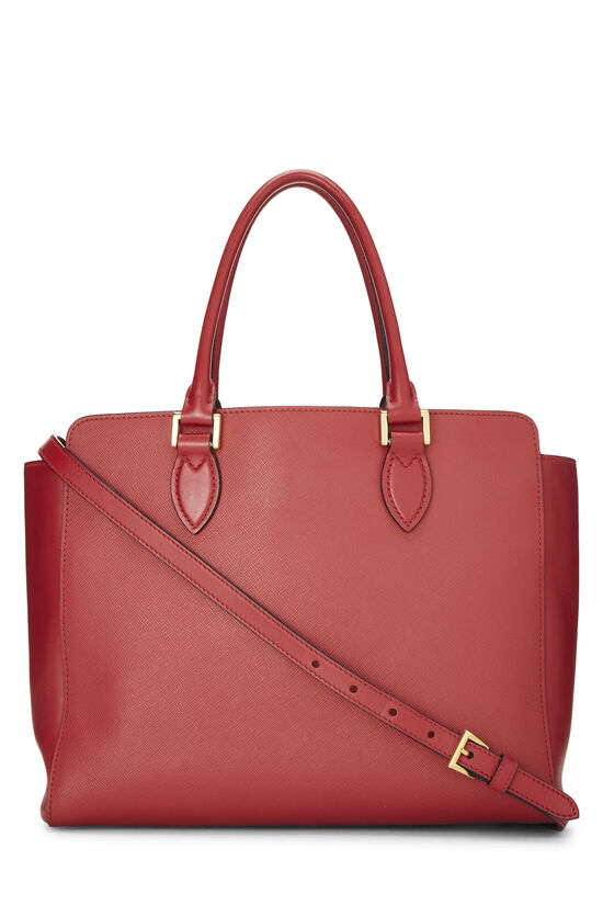 Red Saffiano Convertible Handbag, , large image number 3