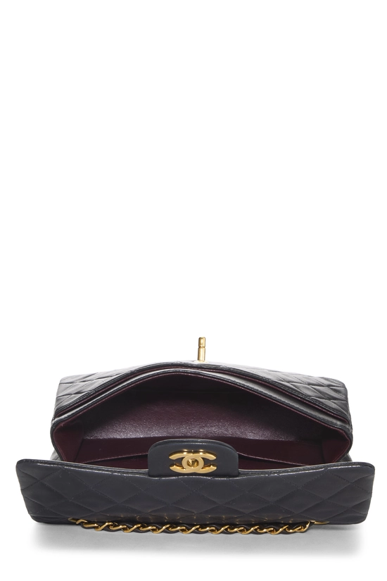 Black Quilted Lambskin Classic Double Flap Small, , large image number 5
